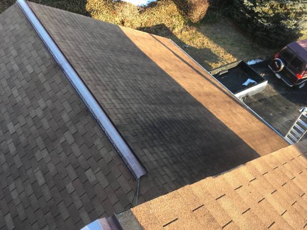 after photos of a recent roof replacement in Lancaster, PA